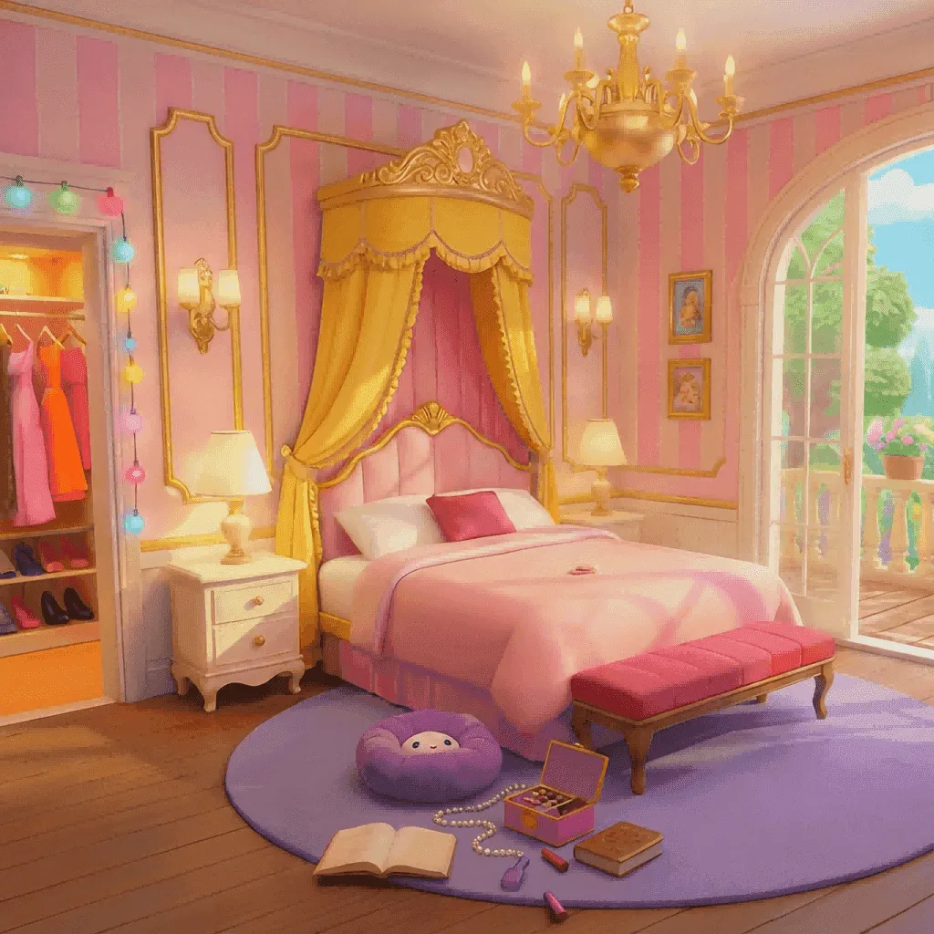 Dreamy Bedroom Scene