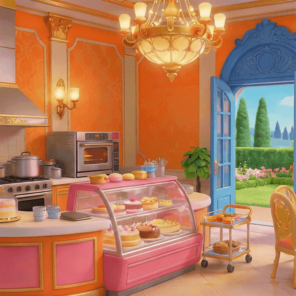 Sweet Kitchen Scene