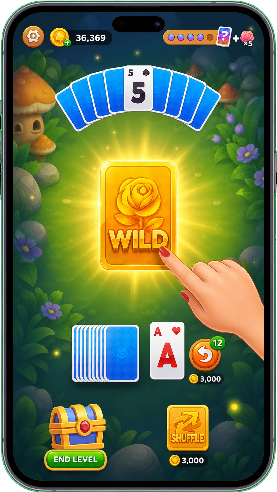 Wild Solitaire gameplay